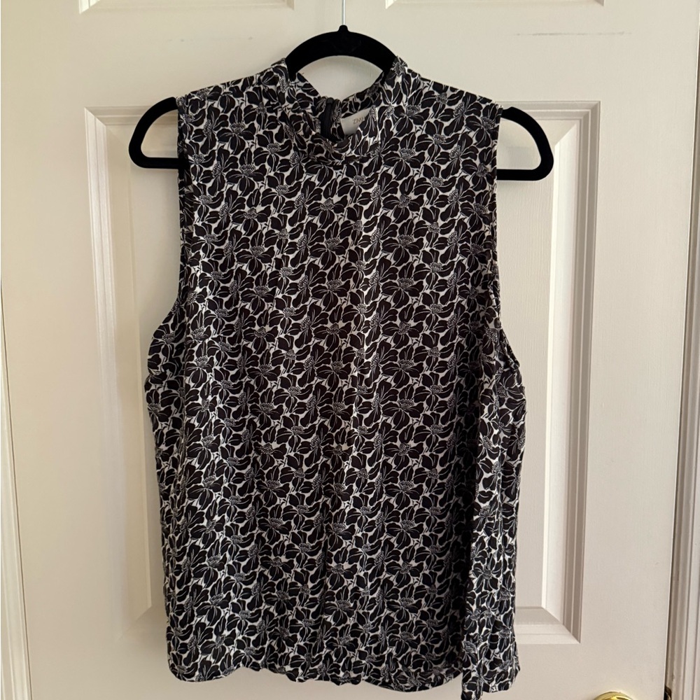 Zimmermann Black and White Patterned Blouse